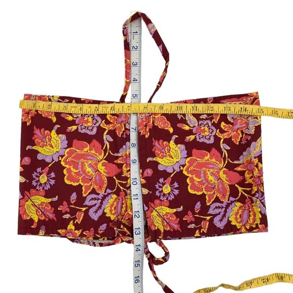 FREE PEOPLE Summer Of Love TOP Bandeau CONVERTIBLE TOP WINE PURPLE S L - Picture 11 of 15